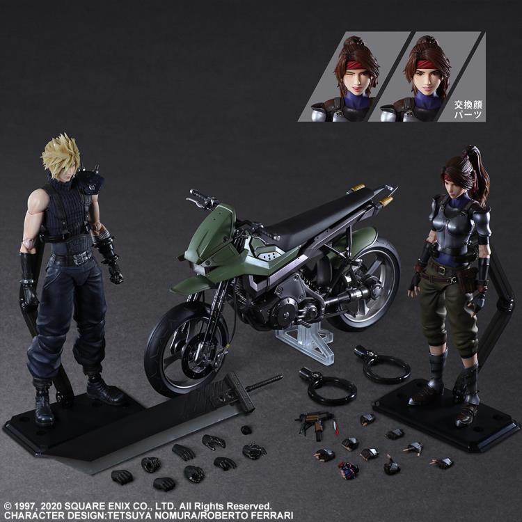 Final Fantasy VII Remake Play Arts Kai Jessie, Cloud & Motorcycle Set - Image 8