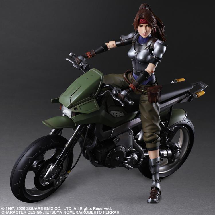Final Fantasy VII Remake Play Arts Kai Jessie & Motorcycle Set - Image 2
