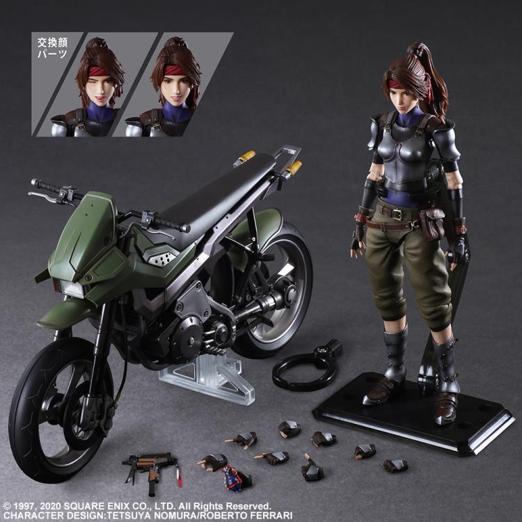 Final Fantasy VII Remake Play Arts Kai Jessie & Motorcycle Set - Image 8