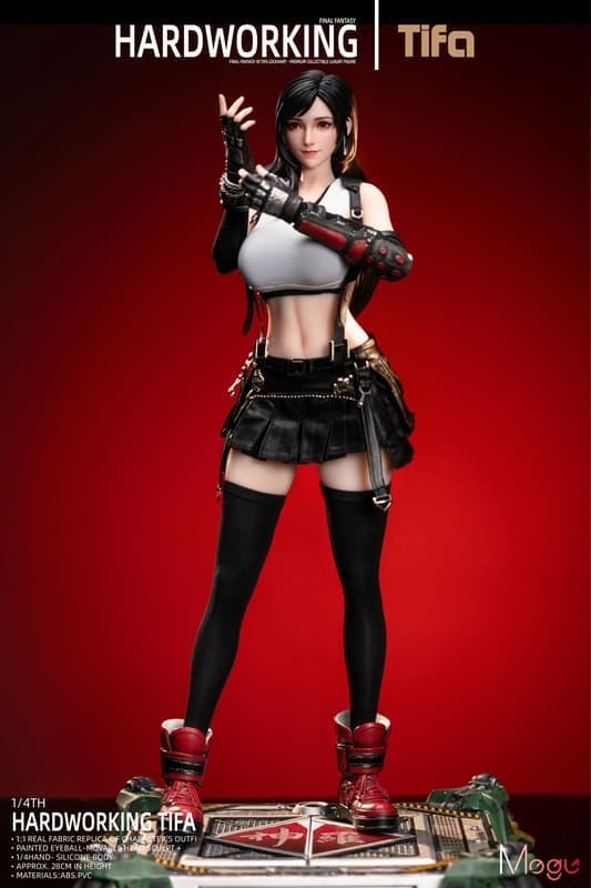 Final Fantasy VII Tifa Lockheart (Hardworking Ver.) 1/4 Scale Action Figure - Image 2