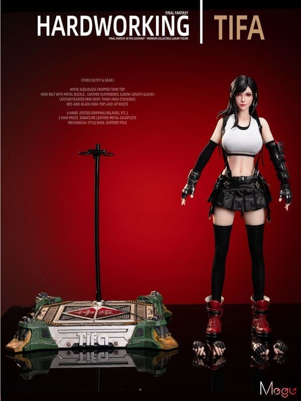 Final Fantasy VII Tifa Lockheart (Hardworking Ver.) 1/4 Scale Action Figure - Image 4