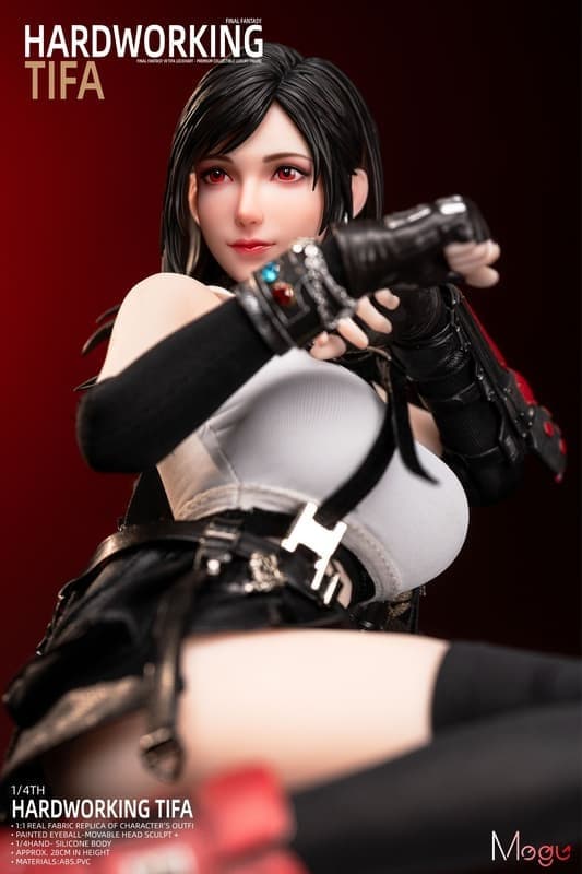 Final Fantasy VII Tifa Lockheart (Hardworking Ver.) 1/4 Scale Action Figure - Image 7