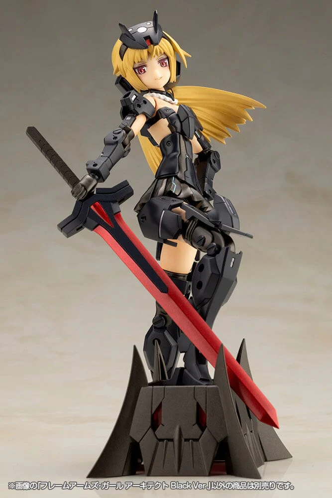 Frame Arms Girl Architect (Black Ver.) Model Kit - Image 12
