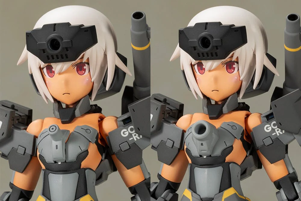 Frame Arms Girl Gourai-Kai (Black) with GM148 Type Anti-Tank Missile Model Kit Set - Image 13