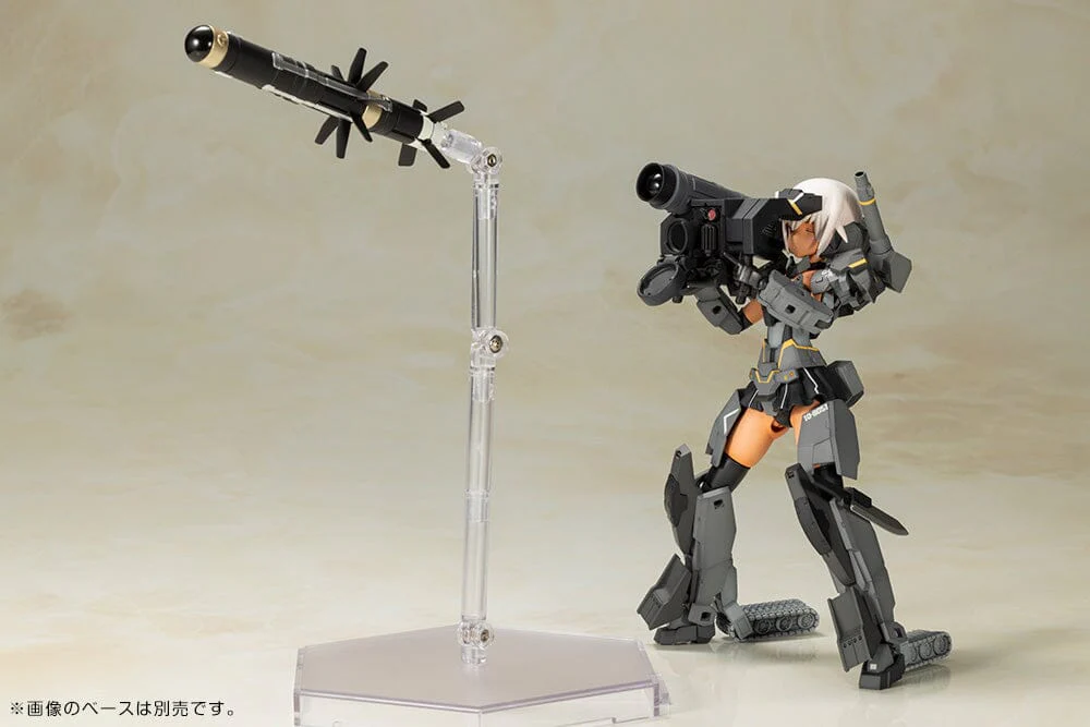 Frame Arms Girl Gourai-Kai (Black) with GM148 Type Anti-Tank Missile Model Kit Set - Image 5