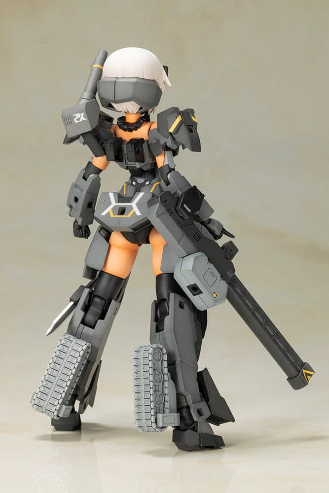 Frame Arms Girl Gourai-Kai (Black) with GM148 Type Anti-Tank Missile Model Kit Set - Image 7