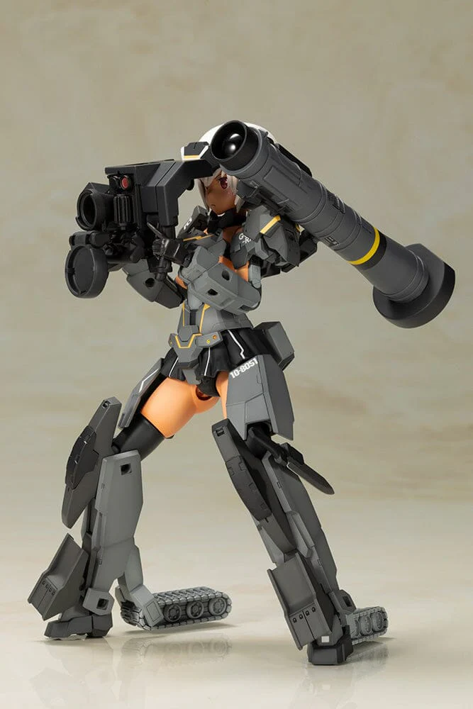 Frame Arms Girl Gourai-Kai (Black) with GM148 Type Anti-Tank Missile Model Kit Set - Image 8