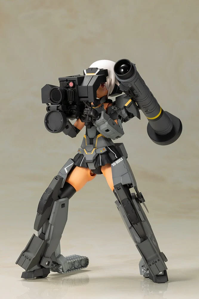 Frame Arms Girl Gourai-Kai (Black) with GM148 Type Anti-Tank Missile Model Kit Set - Image 9