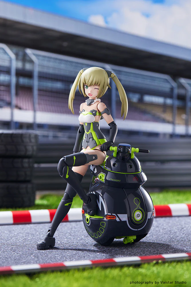 Frame Arms Girl x Maruttoys Innocentia (Racer Ver.) and Noseru (Racing Specs Ver.) Model Kit - Image 2