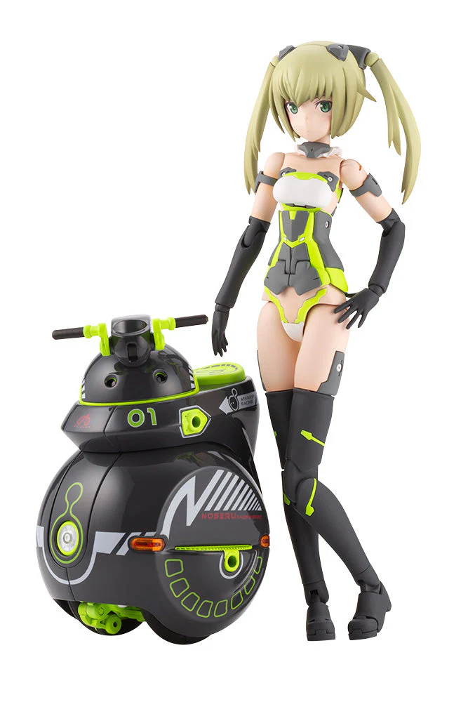 Frame Arms Girl x Maruttoys Innocentia (Racer Ver.) and Noseru (Racing Specs Ver.) Model Kit - Image 5
