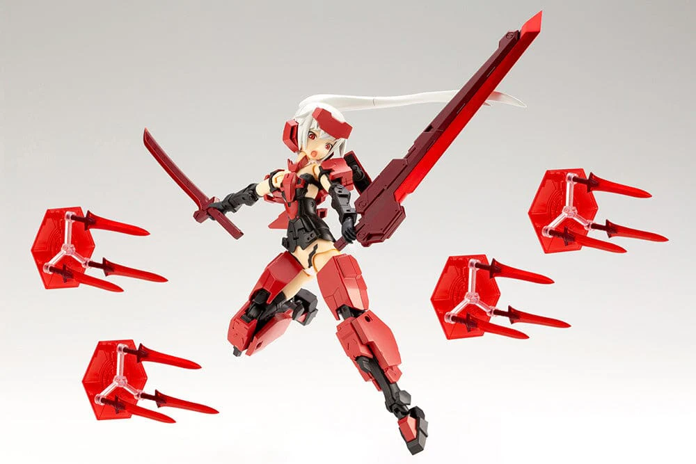 Frame Arms Girl Jinrai & Weapons Set Model Kit - Image 4