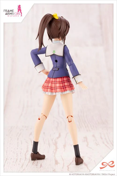 Frame Arms Girl Sousai Shoujo Teien Ao Gennai Wakaba Girls’ High School Winter Clothes Model Kit - Image 3