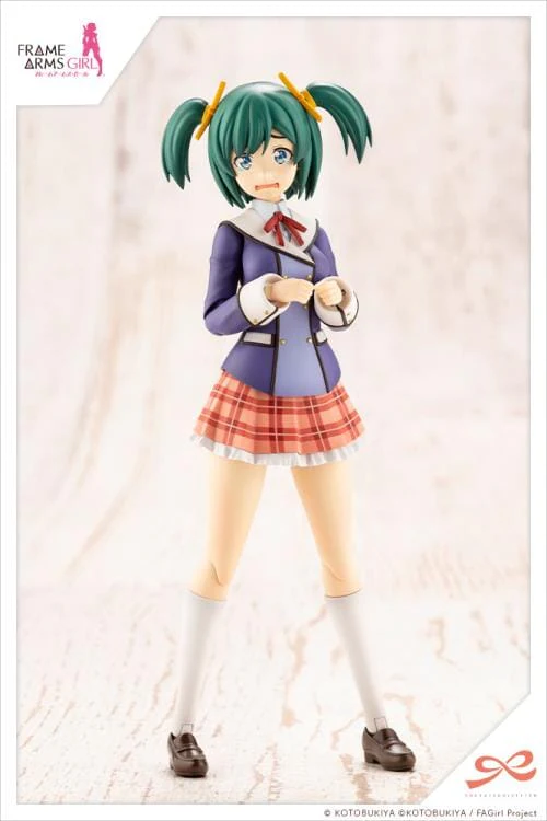 Frame Arms Girl Sousai Shoujo Teien Wakaba Girls' High School Winter Clothes Bukiko Kotobuki 1/10 Scale Model Kit - Image 10