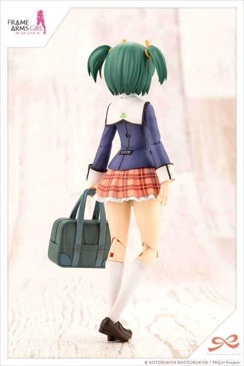 Frame Arms Girl Sousai Shoujo Teien Wakaba Girls' High School Winter Clothes Bukiko Kotobuki 1/10 Scale Model Kit - Image 7
