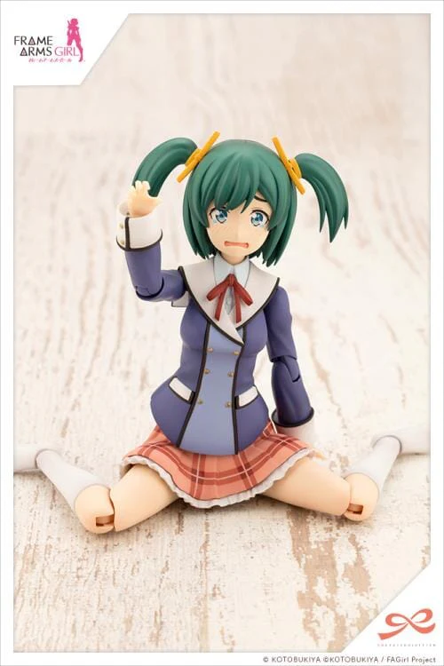 Frame Arms Girl Sousai Shoujo Teien Wakaba Girls' High School Winter Clothes Bukiko Kotobuki (Modeler's Edition) 1/10 Scale Model Kit - Image 7