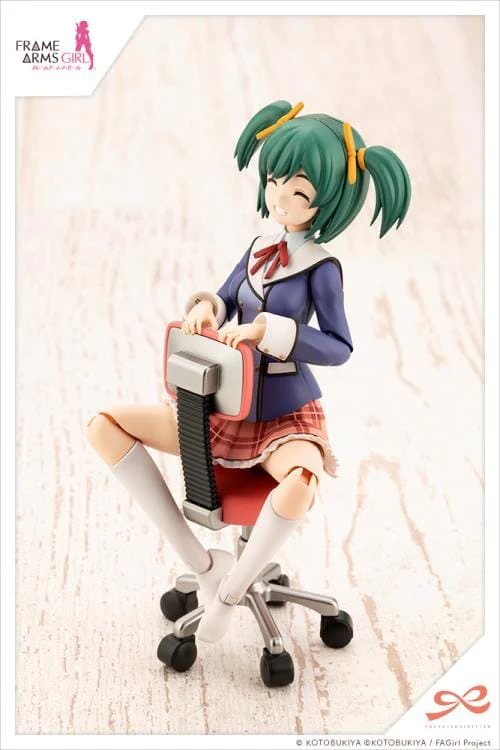 Frame Arms Girl Sousai Shoujo Teien Wakaba Girls' High School Winter Clothes Bukiko Kotobuki (Modeler's Edition) 1/10 Scale Model Kit - Image 9