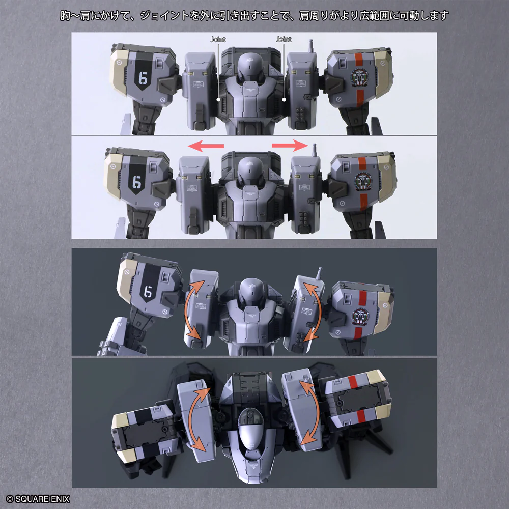 Front Mission Structure Arts Plus Zenith V (30th Anniversary Edition) 1/48 Scale Model Kit - Image 16