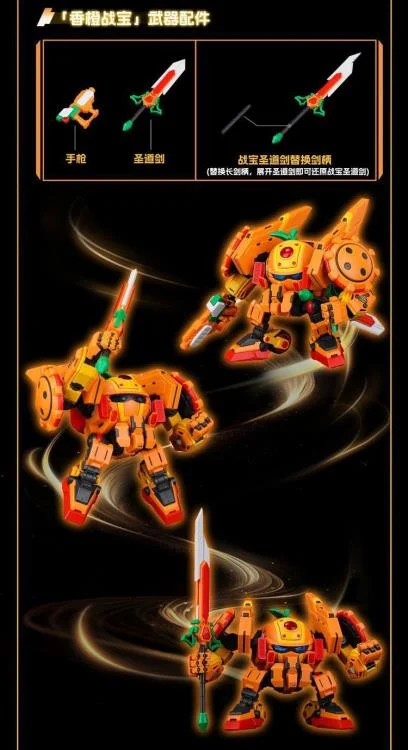 Fruity Robo Mandarine Berserker Model Kit - Image 7