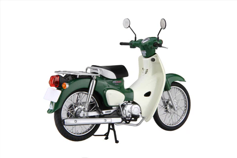 Fujimi 1/12 Honda Super Cub110 (Tasmania Green Metallic) - Image 3