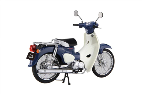 Fujimi 1/12 Honda Super Cub110 (Urbane Denim Blue Metallic) - Image 3