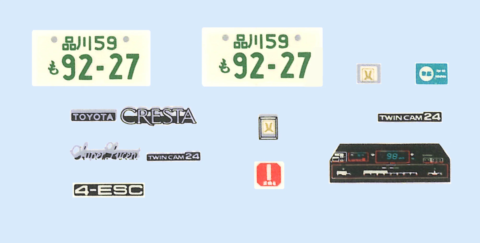 Fujimi 1/24 Cresta GX71(High Society Car Version) - Image 3