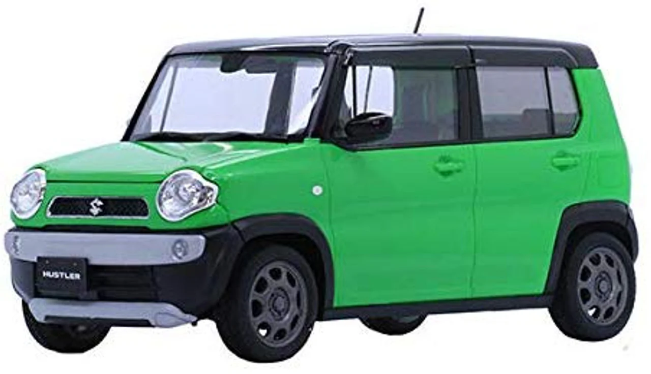 Fujimi 1/24 Suzuki Hustler (G/Positive Green Metallic) - Image 2