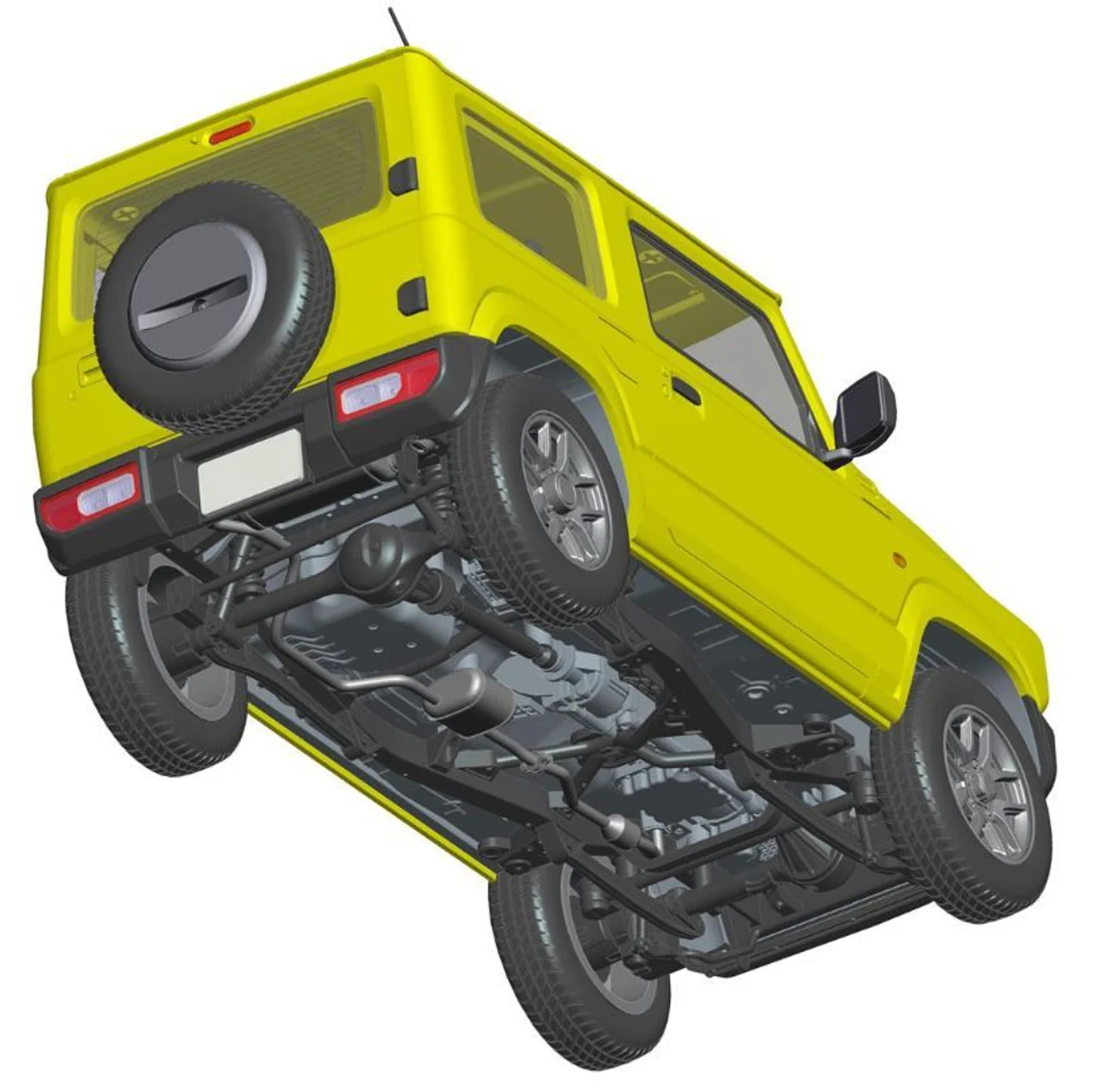 Fujimi 1/24 Suzuki Jimny JB64 (XC/Kinetic Yellow) - Image 2