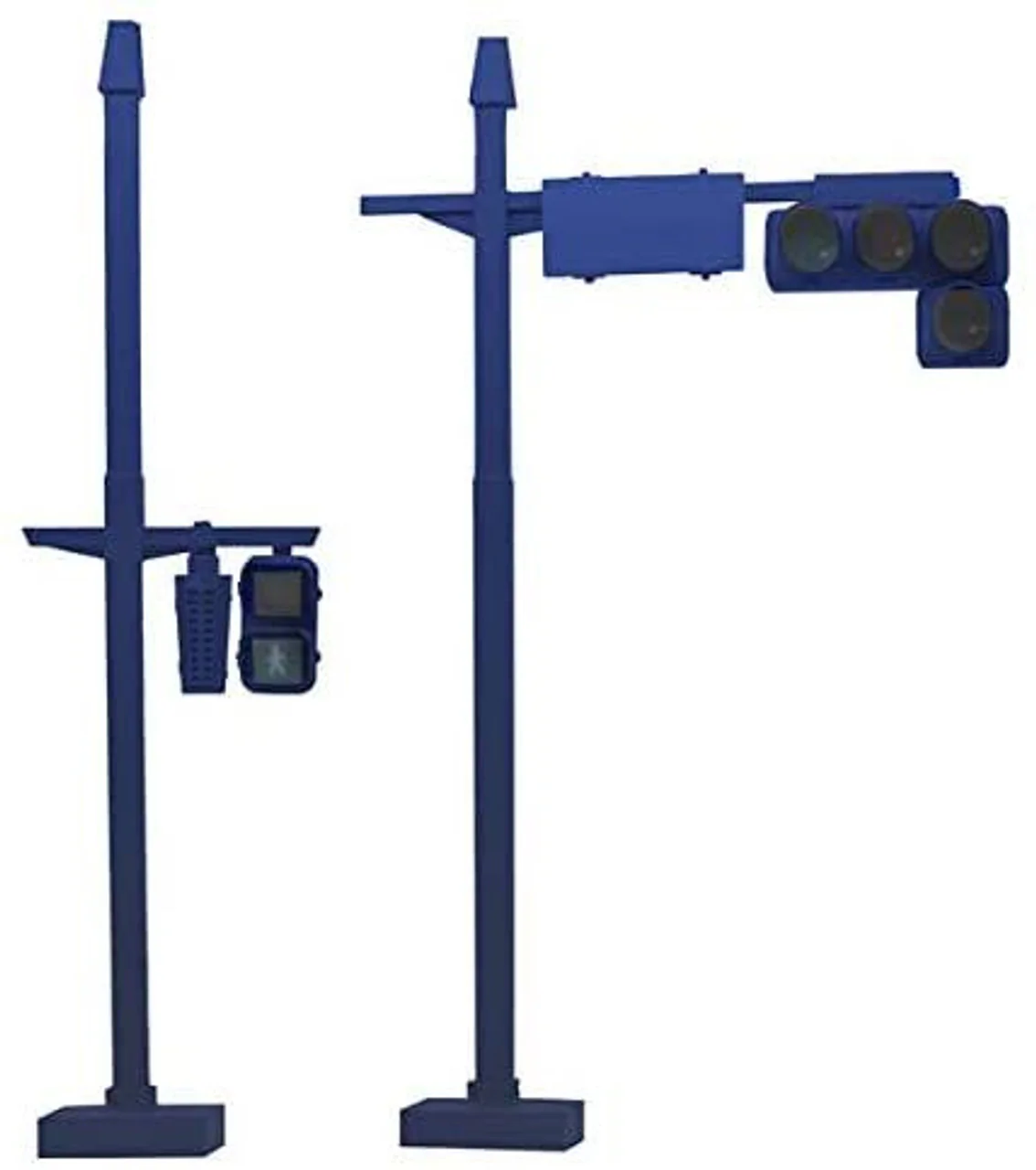 Fujimi 1/24 The Signal Set Special Edition (Vehicle Signal / Crosswalk Signal, Blue Color) - Image 3