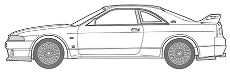 Fujimi 1/24 Wangan Midnight, Nissan Skyline GT-R (R33) RGO - Image 4