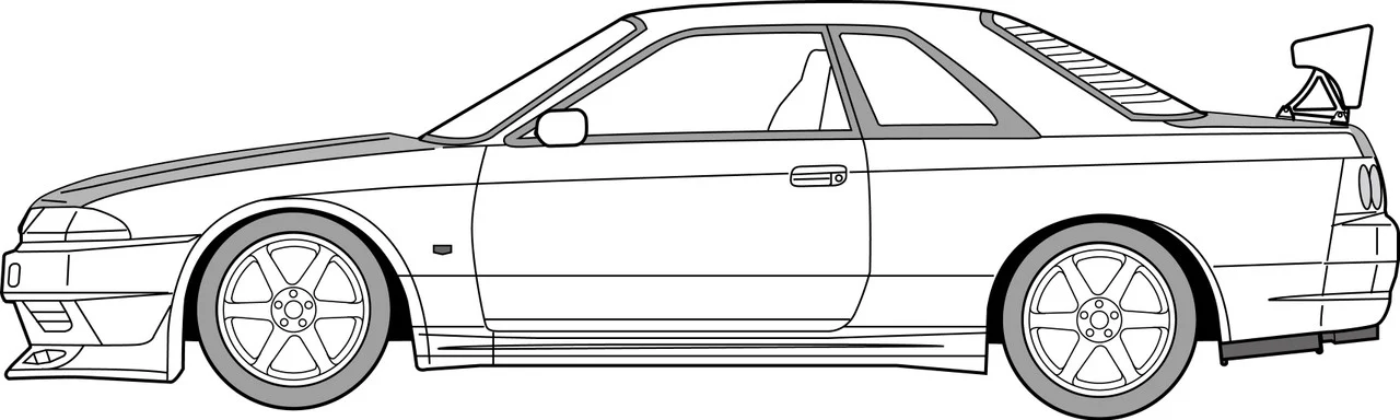 Fujimi 1/24 WM-6 Wangan Midnight, Nissan Skyline GT-R (R32) Tomoya - Image 2