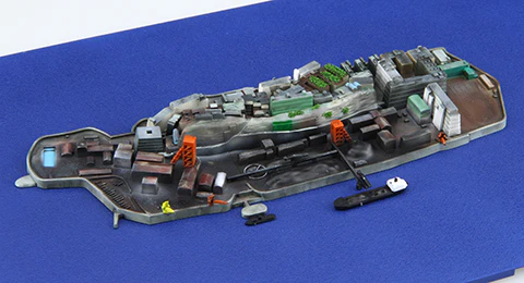 Fujimi 1/3000 Gunkanjima (Hashima Island) - Image 2