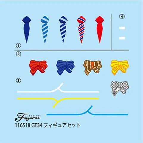 Fujimi Bus Guide & Bus Driver / Track Driver & Worker Figure Set (1/32) - Image 5
