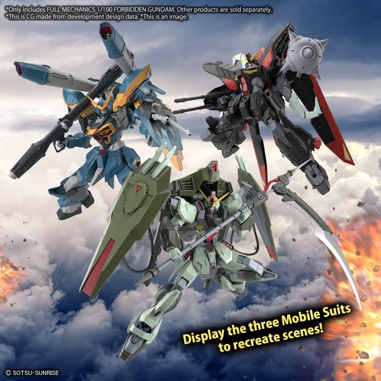 Mobile Suit Gundam Seed Full Mechanics 1/100 Forbidden Gundam - Image 3