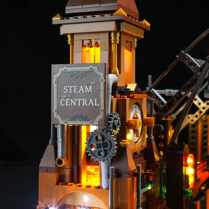 Funwhole F9007 Steampunk Train Station - Image 10