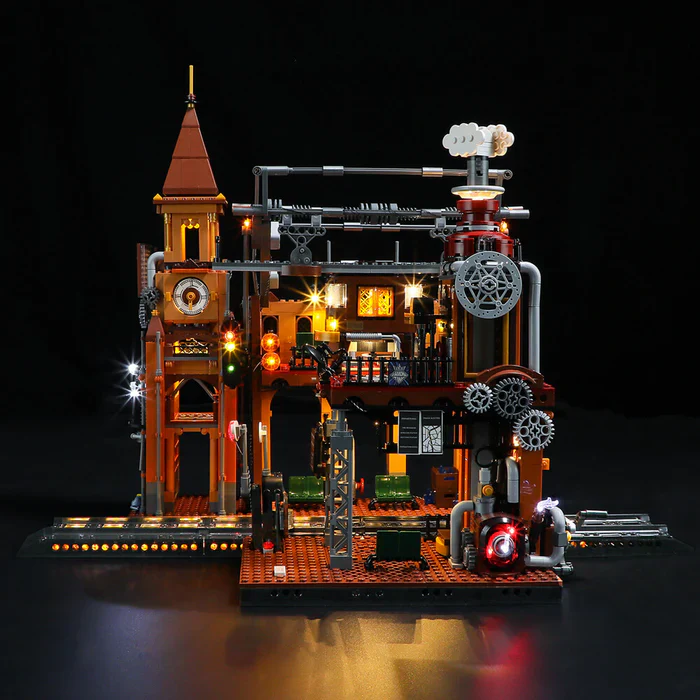 Funwhole F9007 Steampunk Train Station - Image 2