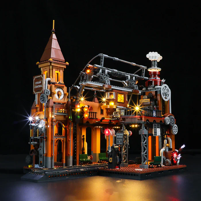 Funwhole F9007 Steampunk Train Station - Image 3