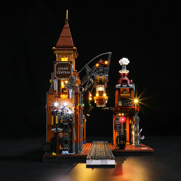 Funwhole F9007 Steampunk Train Station - Image 5