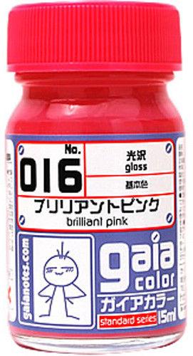 Gaia Basic Color 016 Gloss Brilliant Pink 15ML