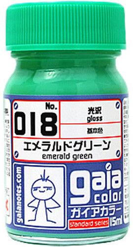 Gaia Basic Color 018 Gloss Emerald Green 15ML