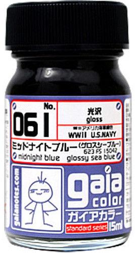 Gaia Basic Color 061 Gloss Midnight Blue 15ML