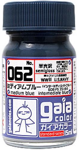 Gaia Basic Color 062 Semi-Gloss Medium Blue 15ML