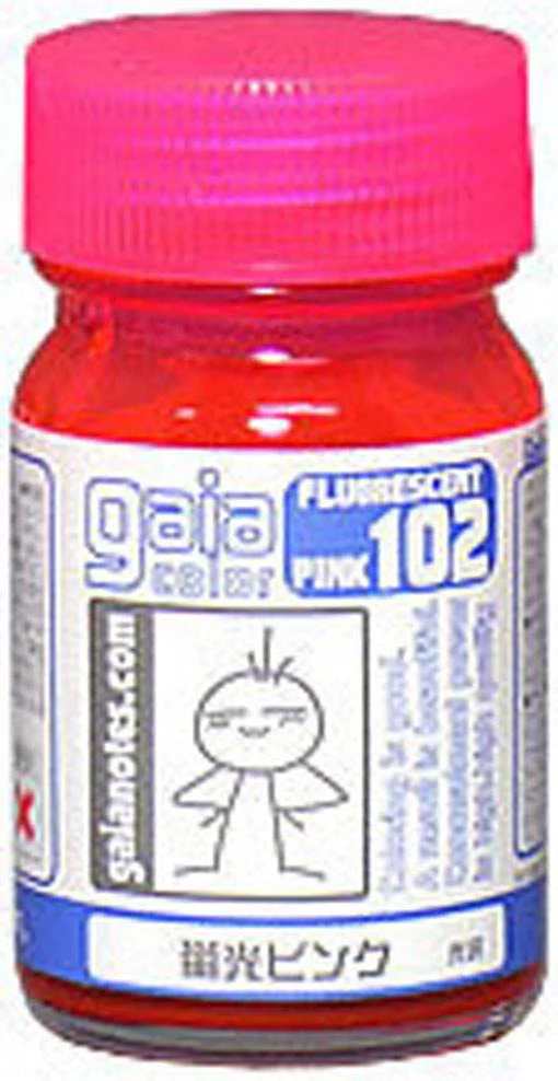 Gaia Fluorescence Color 102 Gloss Fluorescent Pink 15ML