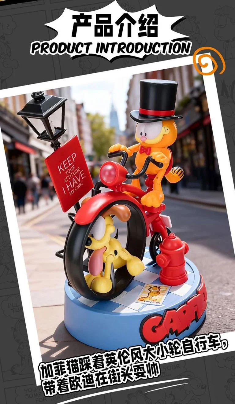 Garfield A Penny-Farthing Journey Model Kit - Image 4