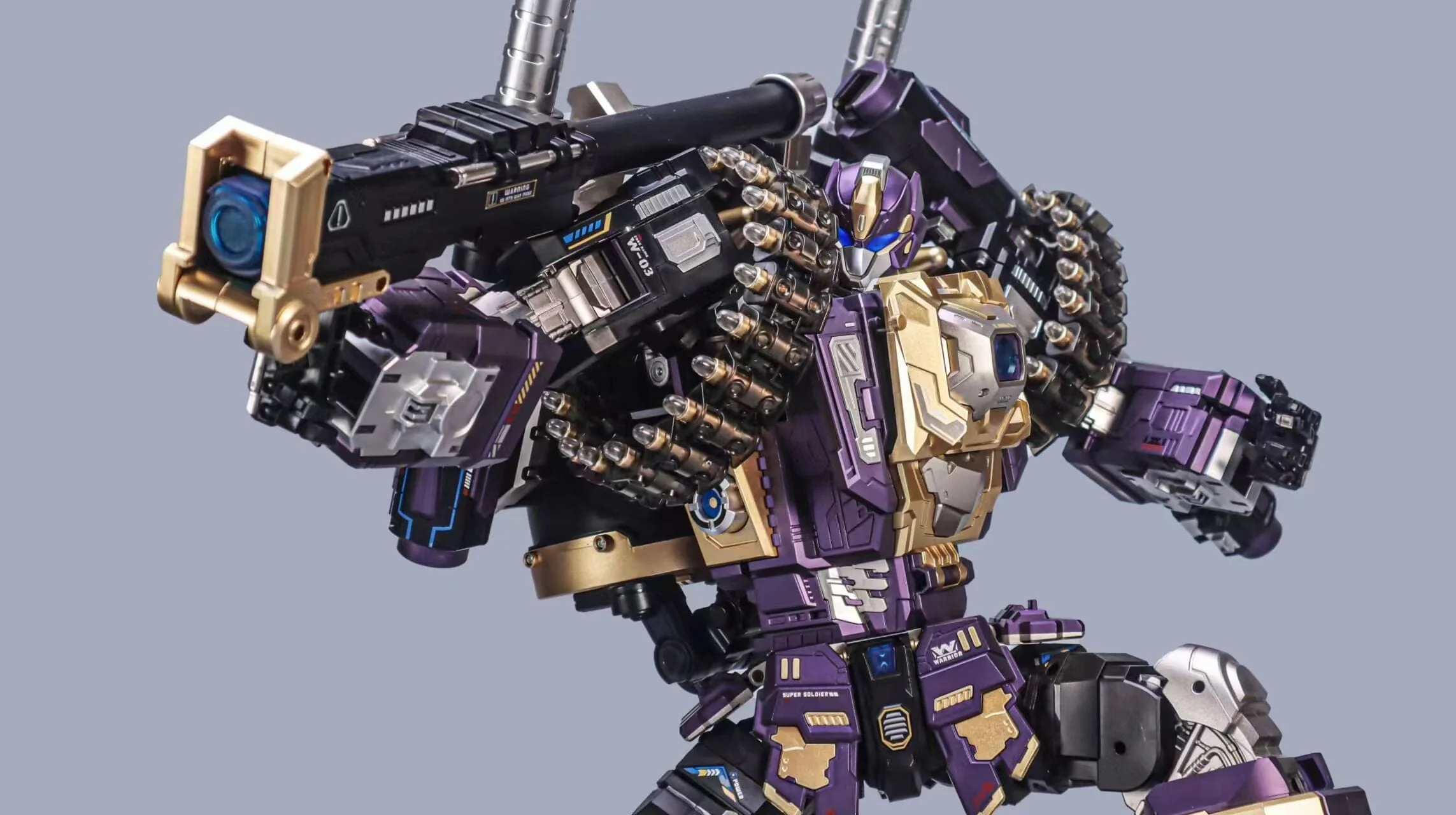 NBK 231 Gatling Warrior Tough Guy Transformer Figure - Image 5