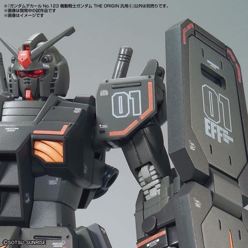 GD-123 HG GUNDAM THE ORIGIN SERIES 4 DECAL - Image 2