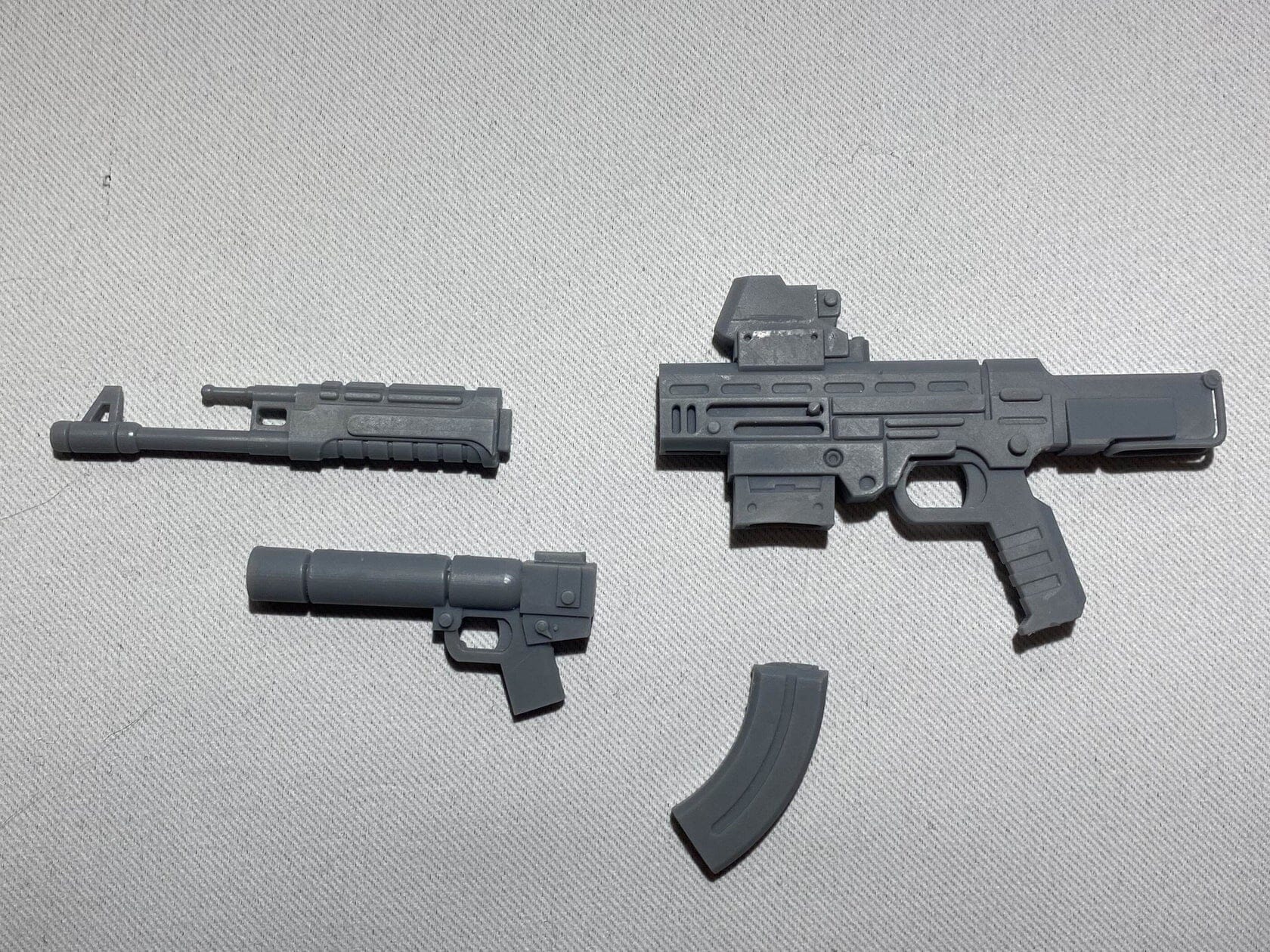 Project V Hobby Geara Zulu Beam Machine Gun 1/100 Resin Weapon Kit - Image 2