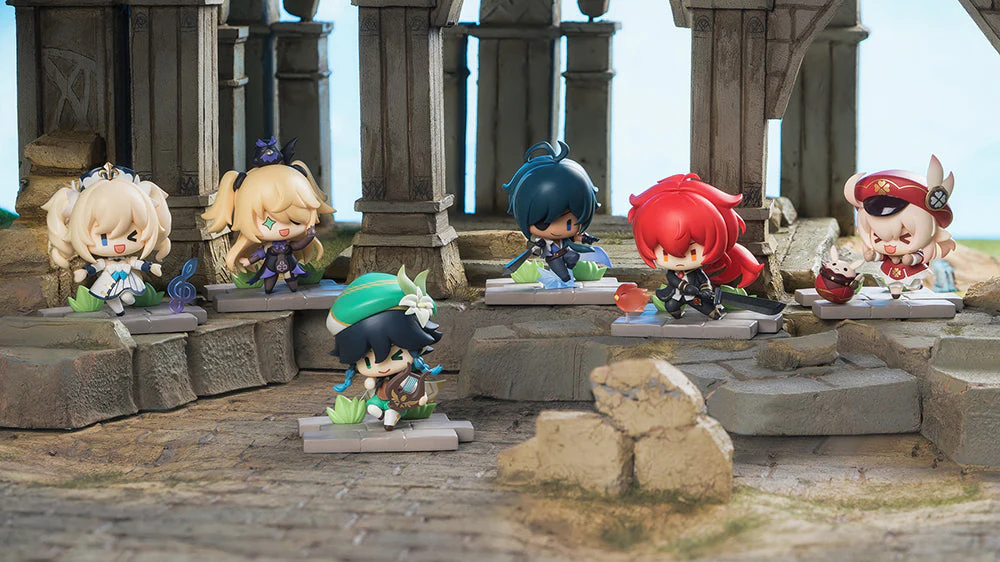 Genshin Impact Battle Scene Series Mondstadt Edition Box of 6 Random Figures - Image 3