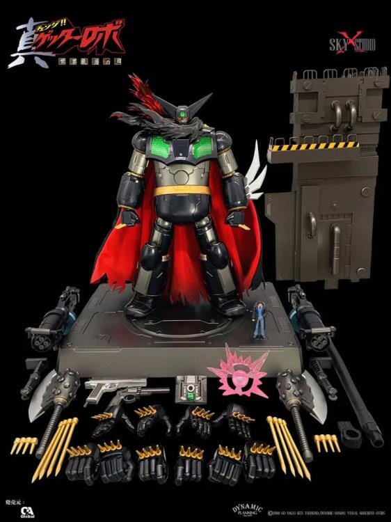 Getter Robo Armageddon SXD Chogokin Black Getter Figure - Image 13