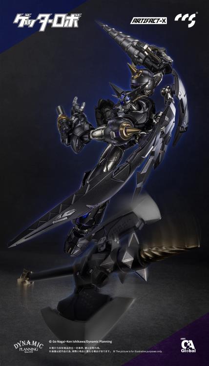 Getter Robo Daikessen! Artifact-X Black Getter Action Figure - Image 9