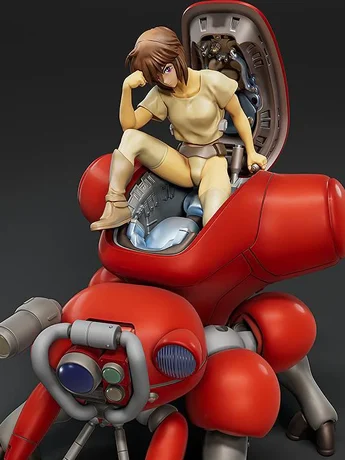 Ghost in the Shell PLAMAX MF-94 minimum factory Motoko Kusanagi with Fuchikoma (Manga Ver.) 1/20 Scale Model Kit - Image 2